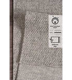 Modern Jüt Yolluk Halı Rusticana 3103 Naturel Örme Kilim