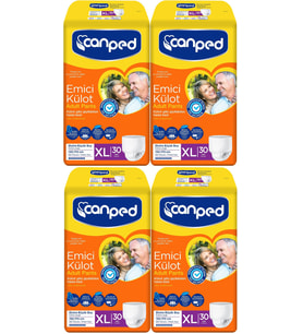 Canped Emici Külot Hasta Bezi Dev Eko Pk 120 Adet Extra Large (4PK*30)