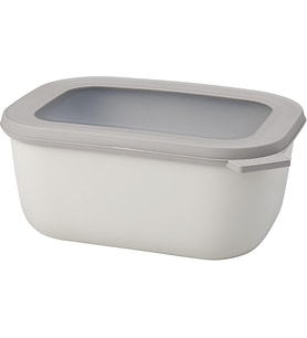 Mepal - Multi Bowl Cirqula Rectangular - Kapaklı Saklama Kabı - Buzdolabı Için Hava Geçirmez Saklama (Çok Renkli)