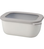 Mepal - Multi Bowl Cirqula Rectangular - Kapaklı Saklama Kabı - Buzdolabı Için Hava Geçirmez Saklama (Çok Renkli)