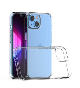 Apple iPhone 14 Plus Kılıf Zore Coss Şeffaf Sert Silikon Kılıf (Renksiz)