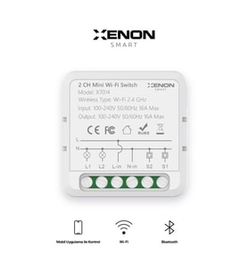 Xenon Smart Akıllı Anahtar 2 Kanal