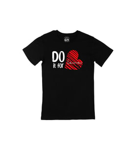 Do It For Love Siyah Tişört