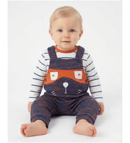 Tongs Baby Wanted Salopet Takım - Kiremit