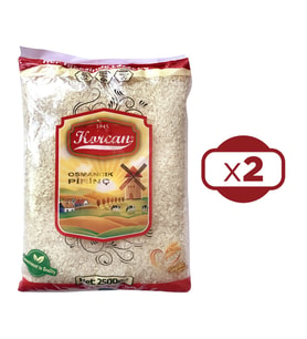 Korcan Osmancık Pirinç 2500 gr 2 li