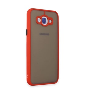 Galaxy J7 Kılıf Montreal  Kapak - Kırmızı