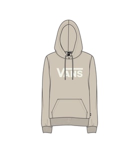 Vans WM DROP V LOGO HOODIE-B Kadın Sweat VN0A5HNP2N11 (Bej)