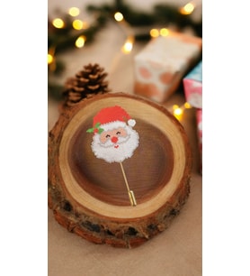 Miyuki Boncuk El Yapımı Noel Baba Yılbaşı Christmas Noel Broş - Yaka İğnesi