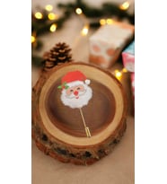 Miyuki Boncuk El Yapımı Noel Baba Yılbaşı Christmas Noel Broş - Yaka İğnesi