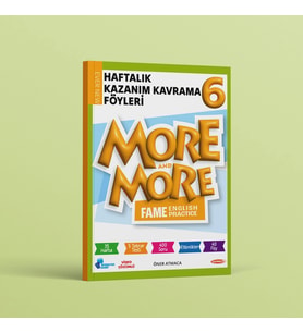 6. Sınıf More More Haftalık Kazanım Kavrama Föyleri Maarif Model