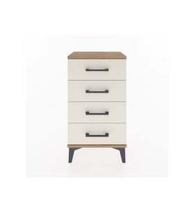 Arges Komodin 4 Çekmeceli 44x30x80 Çam-Aytaşı