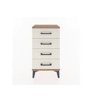 Arges Komodin 4 Çekmeceli 44x30x80 Çam-Aytaşı