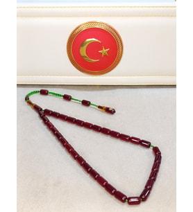 Osmanlı Sıkma Kehribar Yeni Döküm İsa Balkaya Usta Yapımı