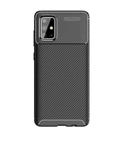 Samsung Galaxy M31S Kılıf Esnek Soft Karbon Tasarım Legion Serisi (Siyah)