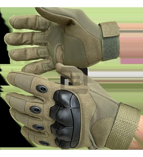 Bushlove Tactical Operatör Full Finger Uzun Taktik Eldiven Haki Yeşil
