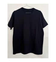 Basic Unisex Siyah Yarım Kollu Bisiklet Yaka %100 Pamuk Baskısız T-shirt