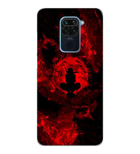 Xiaomi Redmi NOTE 9 Uyumlu İtachi Uchiha Tasarımlı Şeffaf Telefon Kılıfı