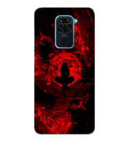 Xiaomi Redmi NOTE 9 Uyumlu İtachi Uchiha Tasarımlı Şeffaf Telefon Kılıfı