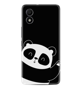 TCL 303 Kılıf Silikon Desen Özel Seri Bay Bay Panda 1784