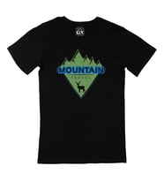 Mountain Travel Siyah Tişört