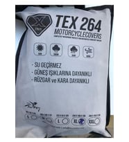 XBYC 264 Motosiklet Ve Bisiklet Brandası Su geçirmez Kalın Kumaş L Beden