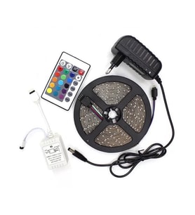 Şerit Led 5 Metre Kumandalı Animasyonlu RGB (5343)