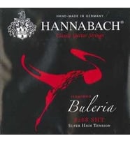 Hannabach 8268SHT Flamenko Gitar Teli Alt 3'lü Set (Super High)  Profesyonel Sert Baslar
