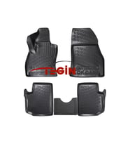 Fiat 500 L 2012-2017 3D Havuzlu Paspas Siyah
