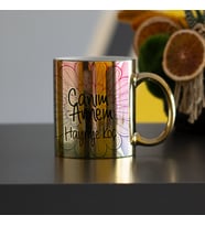 Canım Annem Gold Kupa Bardak 003
