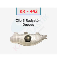Clio 3 Radyatör Deposu Kapaklı