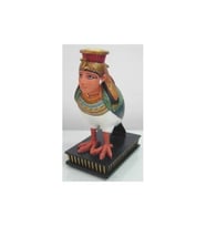 WISE Veronese Serisi-Wise Mısır Tarihi-THE BA BIRD MUMLUK-18,5*12*8 CM. (Mint Yeşili - Beyaz)