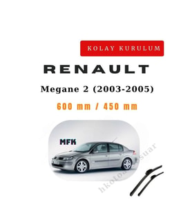 Renault Megane 2 (2003-2005) Araca Özel Silecek Muz