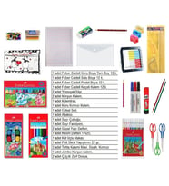 Okul Kırtasiye Seti Lüks Set 1.sınıf 25 li, Boyalar Faber Castell