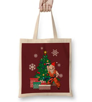 Krillin Around The Christmas Tree Dragonball Z Bez Çanta Uzun Saplı