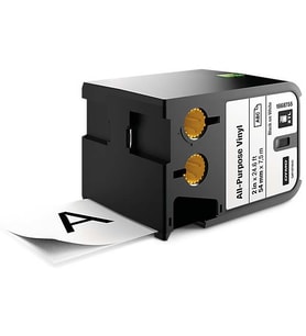 Dymo XTL Çok Amaçlı Vinil 54 MM x 7 Metre Beyaz/Siyah Vinil Etiket
