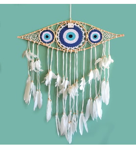 Rüya Kapanı Düş Kapanı Dream Catcher Göz Tasarımı Roshıta-36