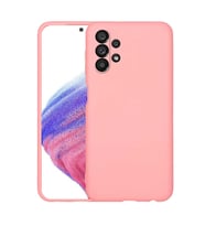 Samsung Galaxy A33 5G Kılıf Özel Orijinal Lansman Serisi, İçi Kadife, Pürüzsüz Yumuşak ve Mat TPU Silikon (Açık Pembe)