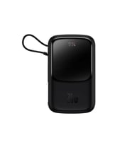 Baseus Qpow Pro 20 W Siyah 10000 mAh Hızlı Şarj Powerbank Teşhir