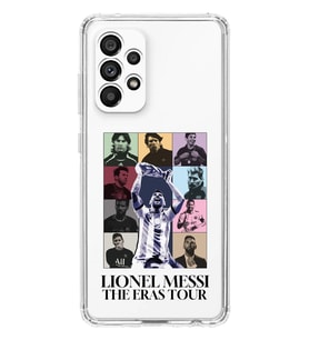 Samsung Galaxy A32 Uyumlu Lionel Messi Tasarımlı Şeffaf Telefon Kılıfı