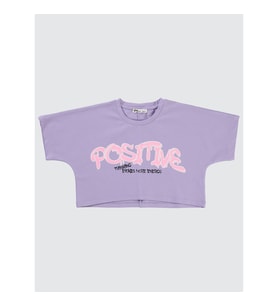 Civil Girls Kız Çocuk Tişört 10-13 Yaş Lila (Lila)