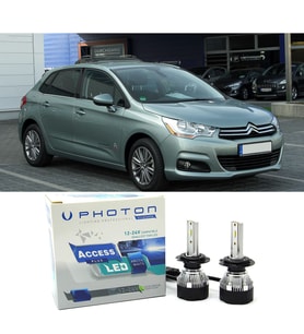 Citroen C4 Led Xenon Kısa Far Ampulü H7 Access Yeni Seri Beyaz 2004-2012