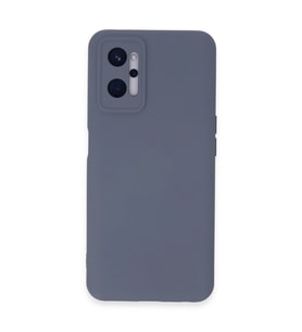Realme 9i 4g Kılıf Nano İçi Kadife Silikon - Gri