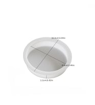 SİLİKON KALIP İTHAL KÜÇÜK BOY YUVARLAK TAŞ TOZU KALIP EPOKSİ SABUN SİLİKON KALIP HB70-0116 (Beyaz)