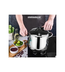 Kahraman KAH 2132-S Platin Güveç Düdüklü Tencere 7 LT (Metal)