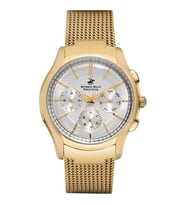 BEVERLY HILLS POLO CLUB BP3013X.130 ERKEK KOL SAATİ (Gold)