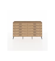 Arges Konsol 10 Çekmeceli  176x30x99 Antrasit-Çam