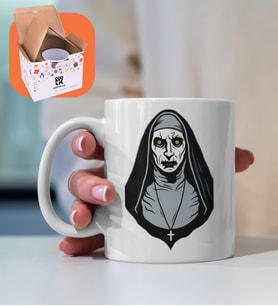 The Nun - Dehşetin Yüzü Rahibe Tasarımlı Kupa