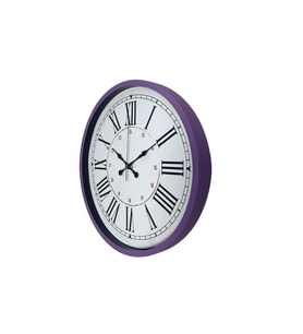 Mor Roma Rakamlı 36 Cm Duvar Saati (Standart)