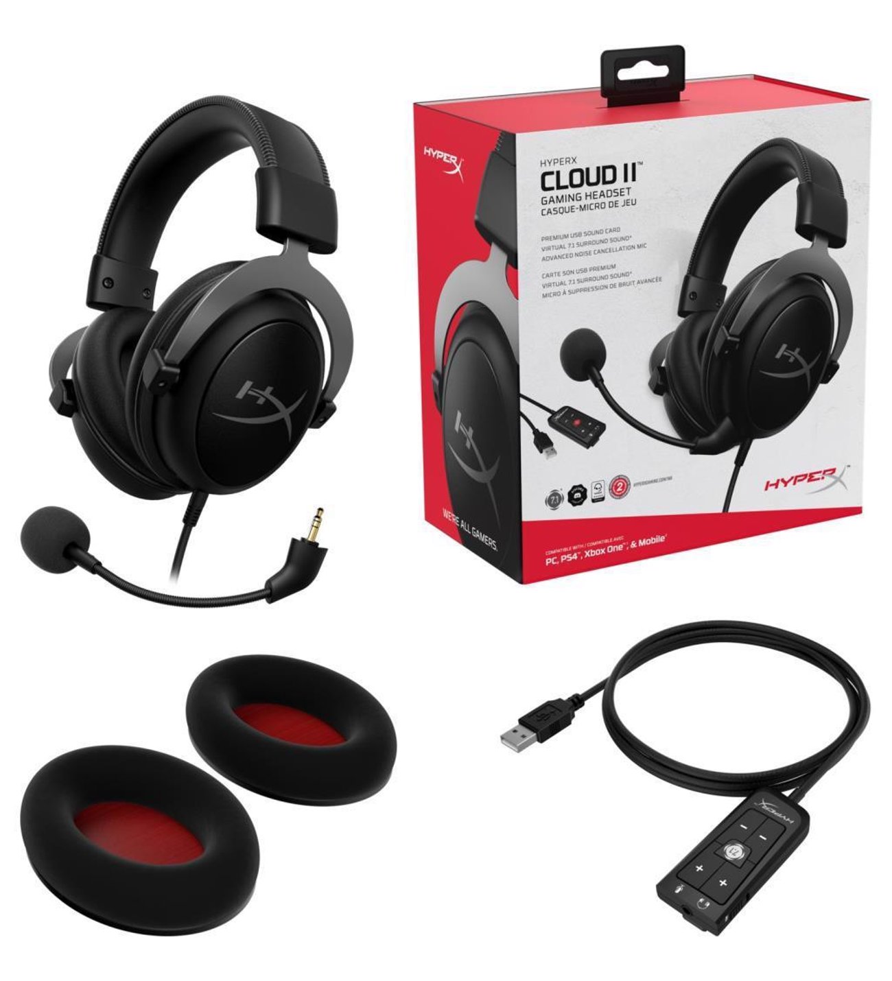 【☆夏休み限定セール☆】 HyperX KHX-HSCP-GM hyperx-cloud-ii-gaming-