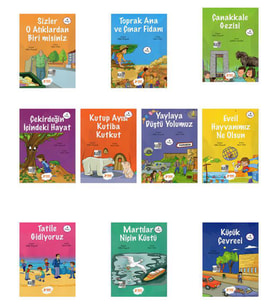 4. Sınıf Öykülerle Doğa ve Çevre Kitap Seti Yuva Yayınları
